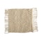 18" Bohemian Fringed Woven Macramé Pillow Cover